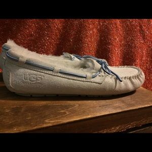 UGG glittery mocs, sz 9